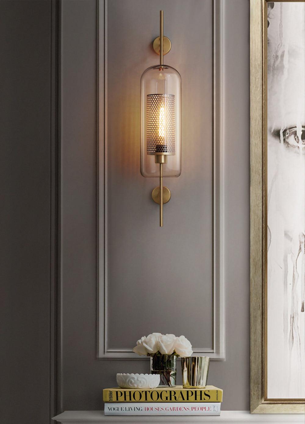 Peta Premium Noords Kunstzinnig Glas Wandlamp