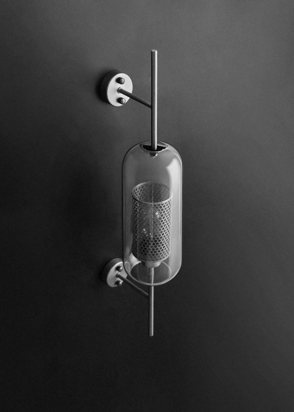 Peta Premium Noords Kunstzinnig Glas Wandlamp