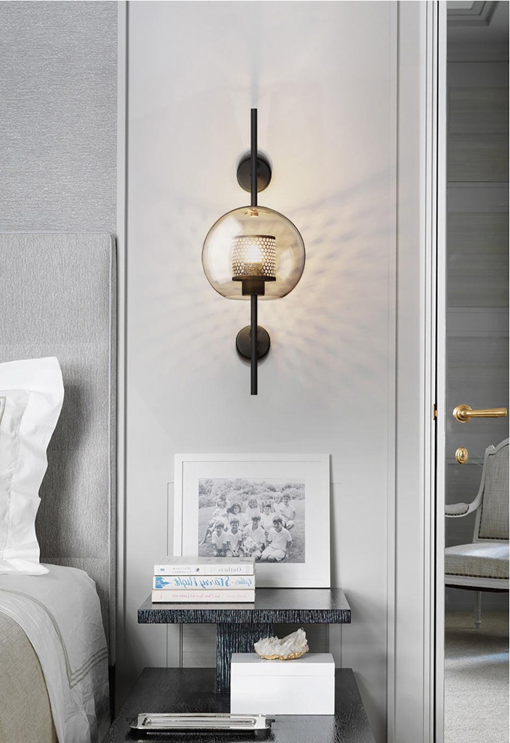 Peta Premium Noords Kunstzinnig Glas Wandlamp