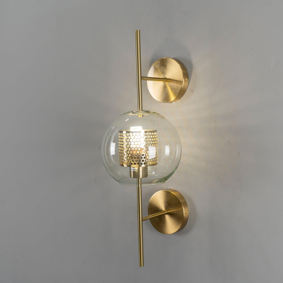 Peta Premium Noords Kunstzinnig Glas Wandlamp