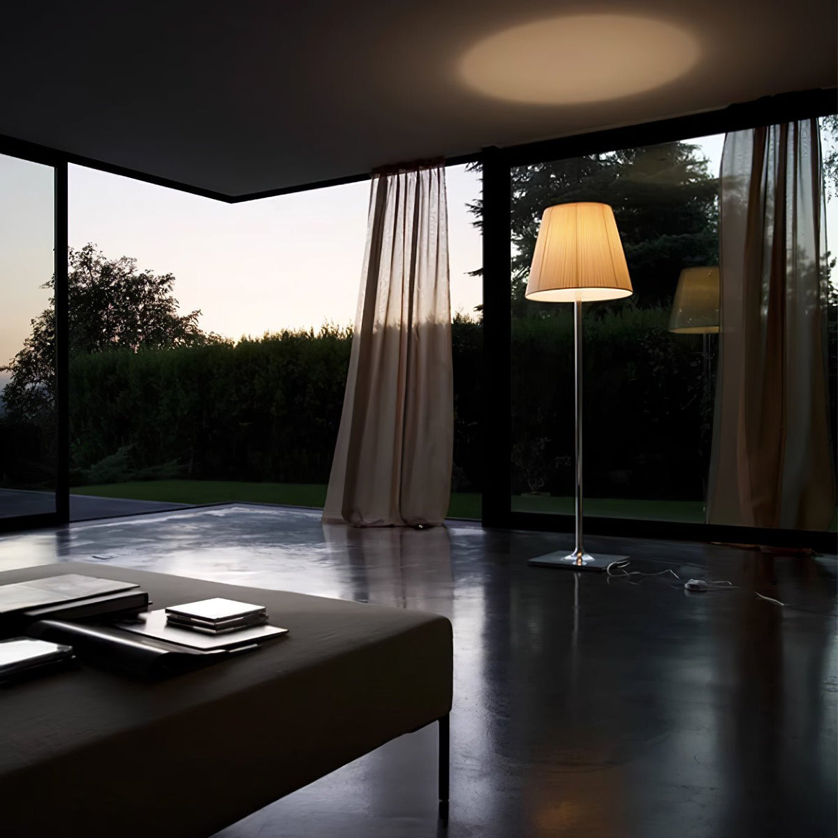 Garlan Moderne vloerlamp van acryl
