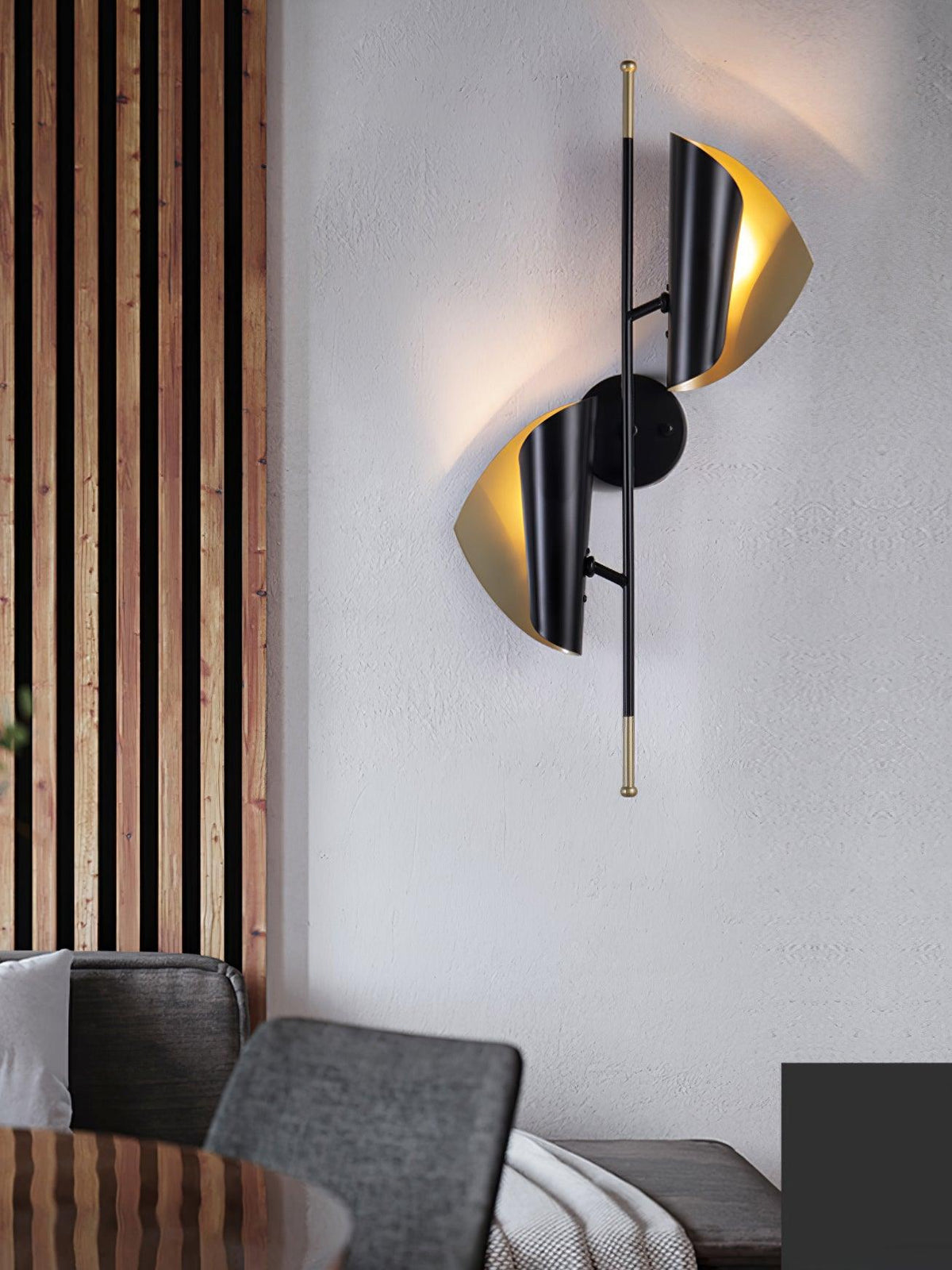 Valerian Dubbele wandlamp