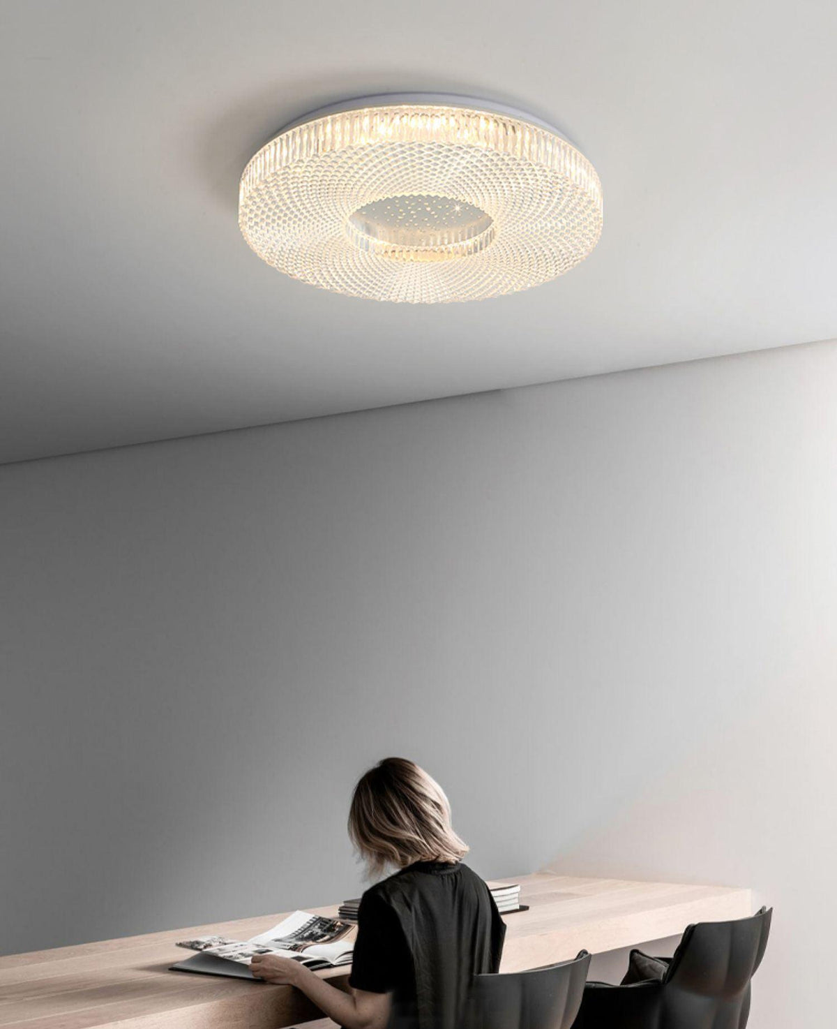 Lucalella plafondlamp acryl LED luxe voor woonkamer