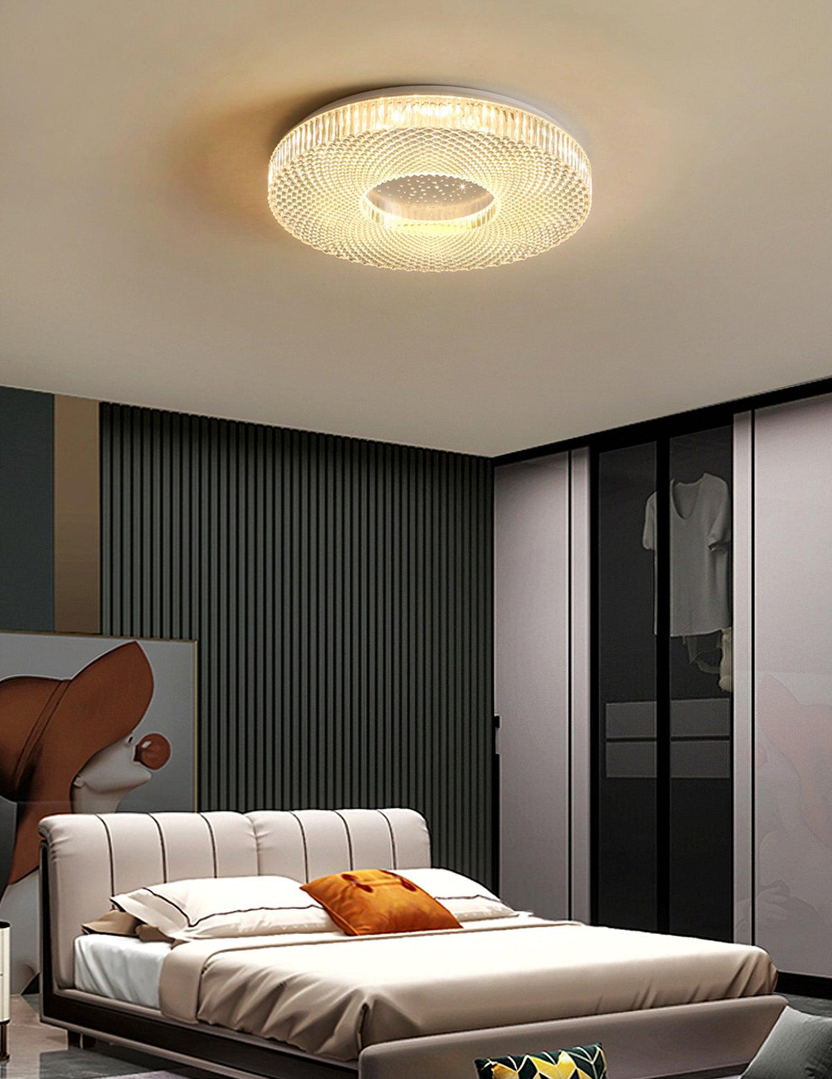 Lucalella plafondlamp acryl LED luxe voor woonkamer