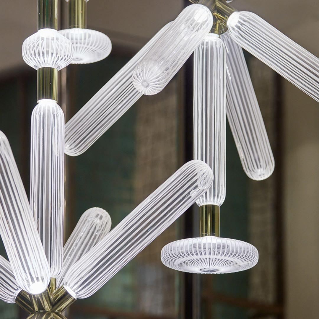 Tika Hanglamp Kristal cilinder Cipher Eigentijds