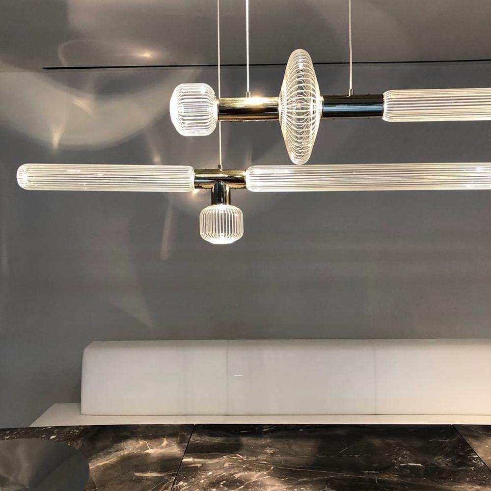 Tika Hanglamp Kristal cilinder Cipher Eigentijds