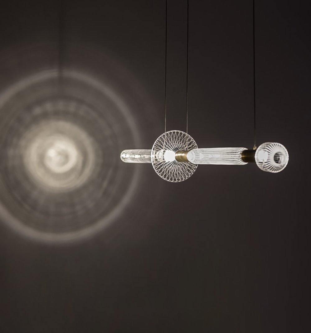 Tika Hanglamp Kristal cilinder Cipher Eigentijds