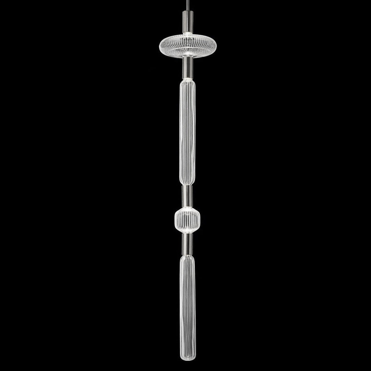 Tika Hanglamp Kristal cilinder Cipher Eigentijds