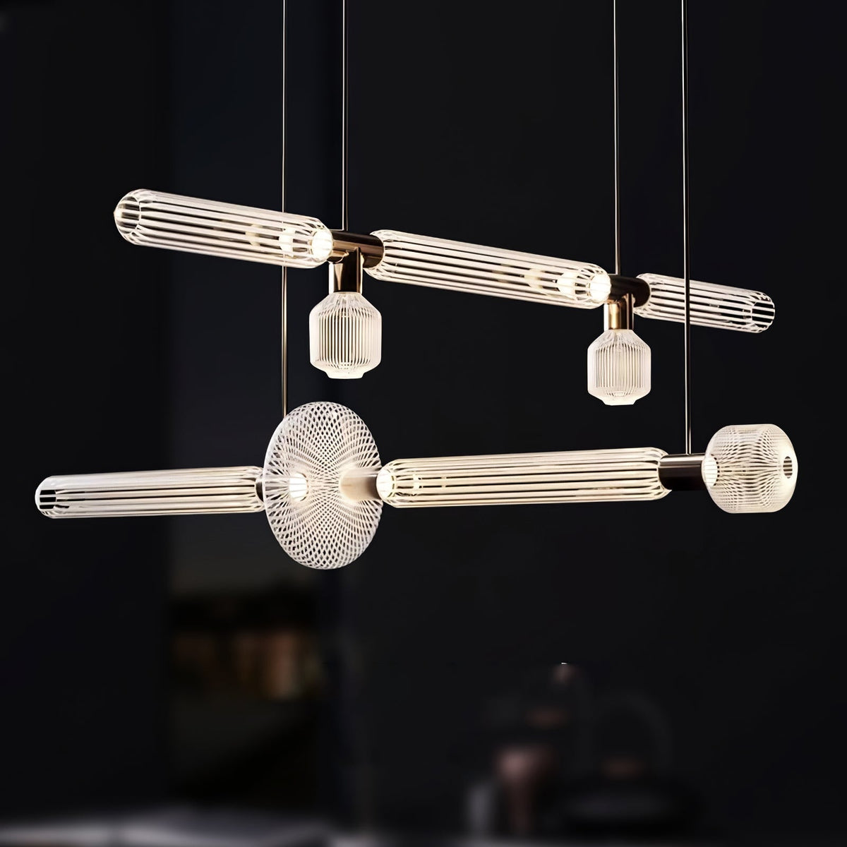 Tika Hanglamp Kristal cilinder Cipher Eigentijds