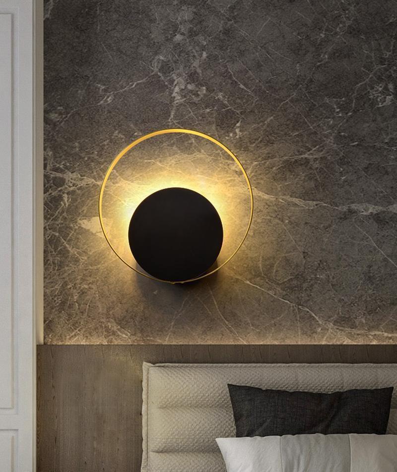 Erliren Moderne minimalistische ronde wandlamp