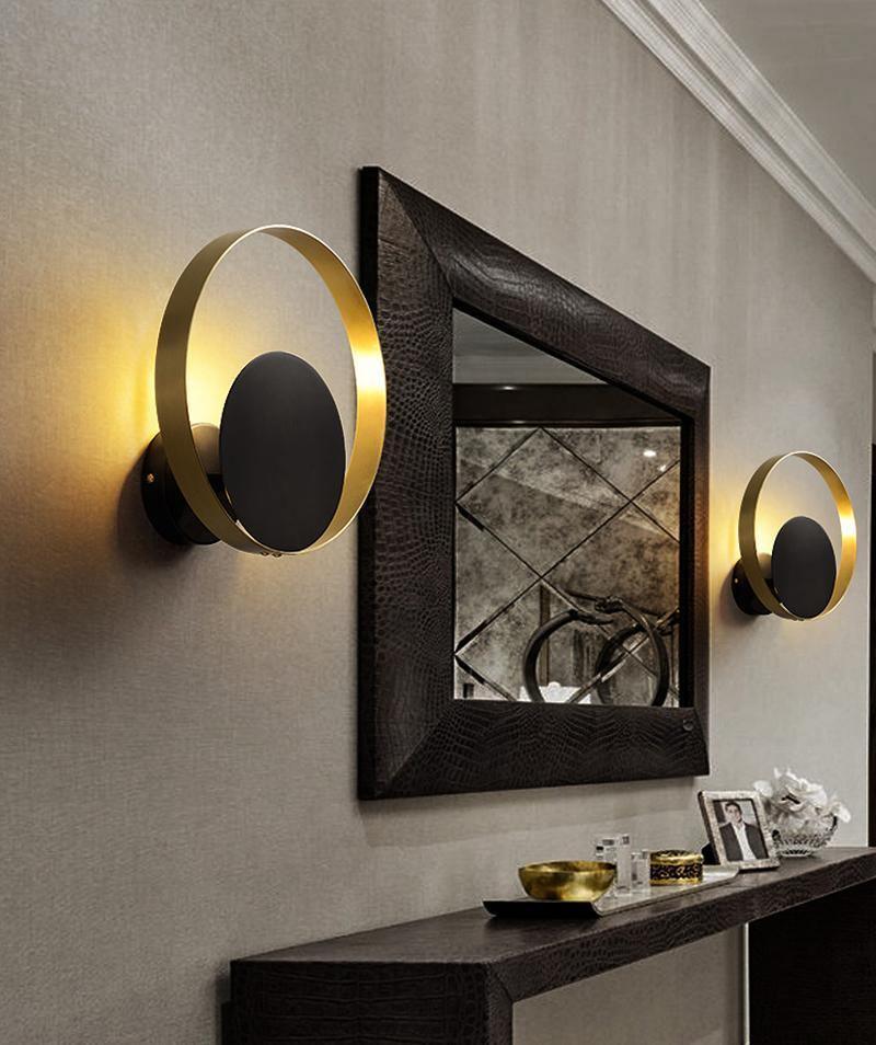 Erliren Moderne minimalistische ronde wandlamp