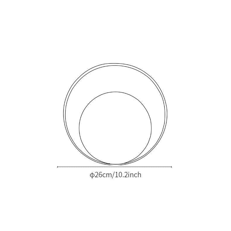Erliren Moderne minimalistische ronde wandlamp