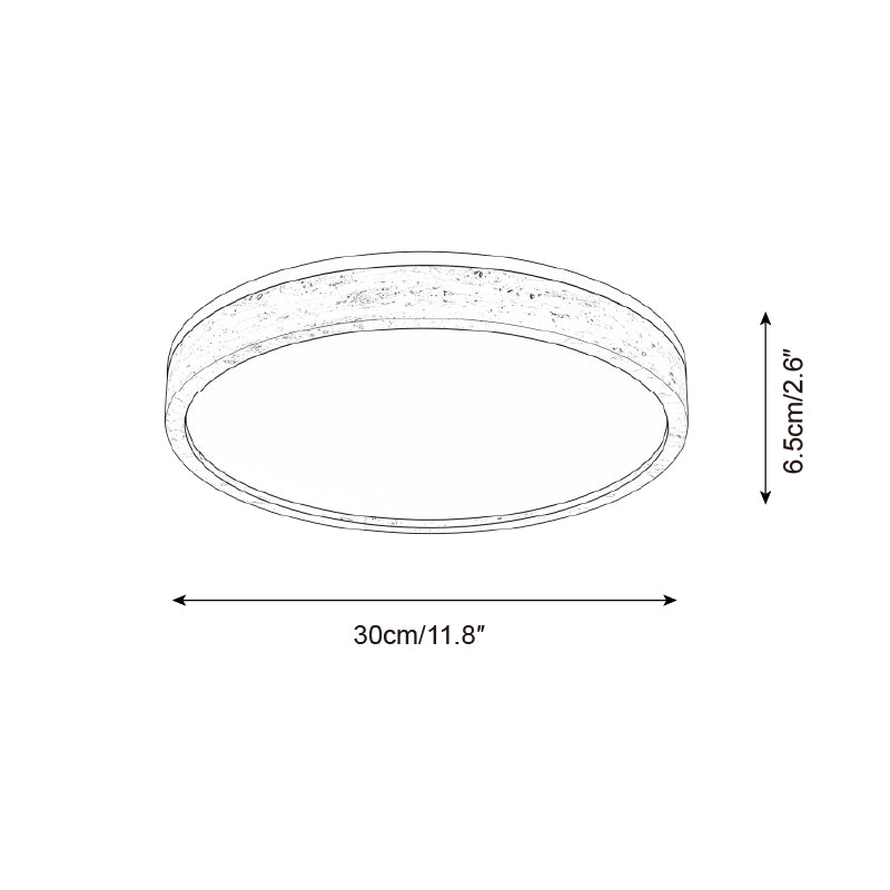 Plafondlamp travertin