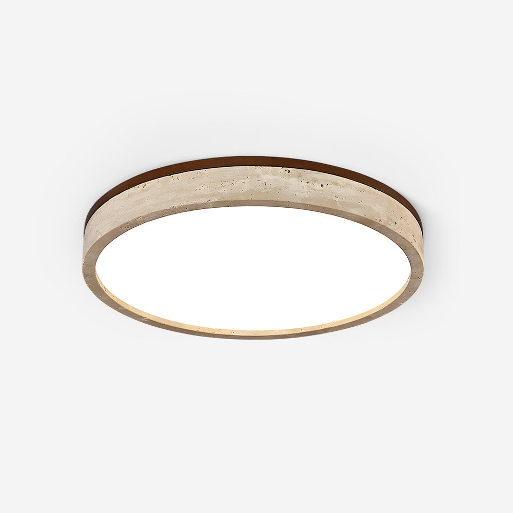 Plafondlamp travertin