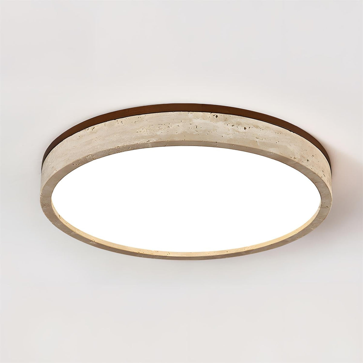 Plafondlamp travertin