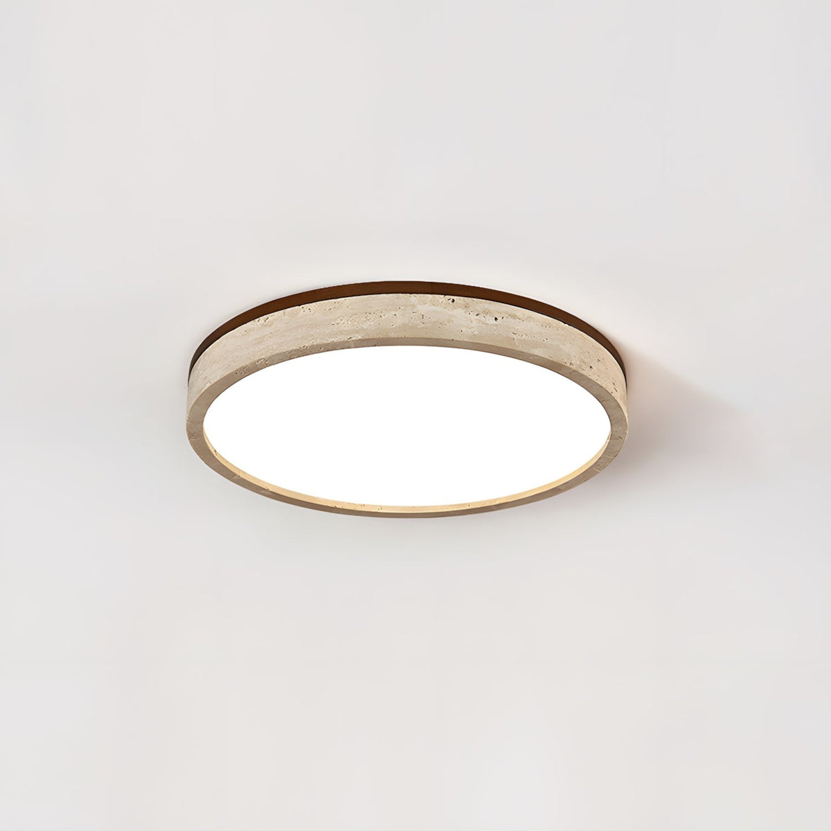 Plafondlamp travertin