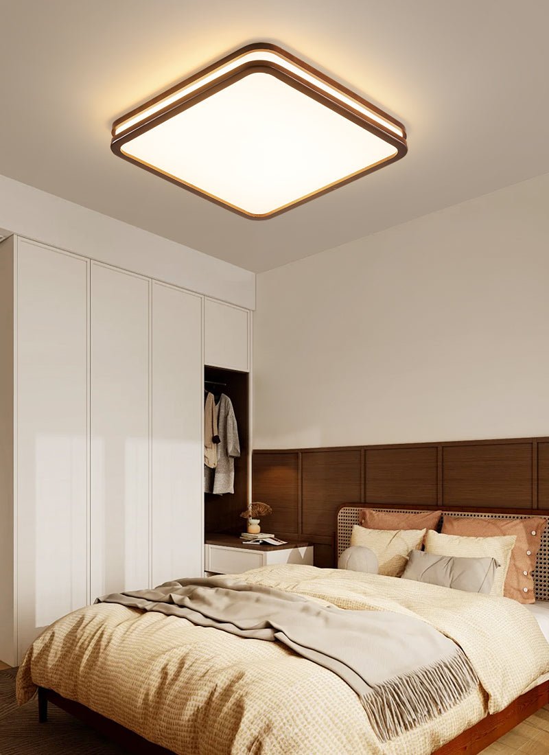 Nysilos modern Minimalistisch Hout Plafondlamp