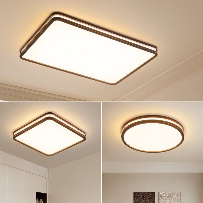 Nysilos modern Minimalistisch Hout Plafondlamp