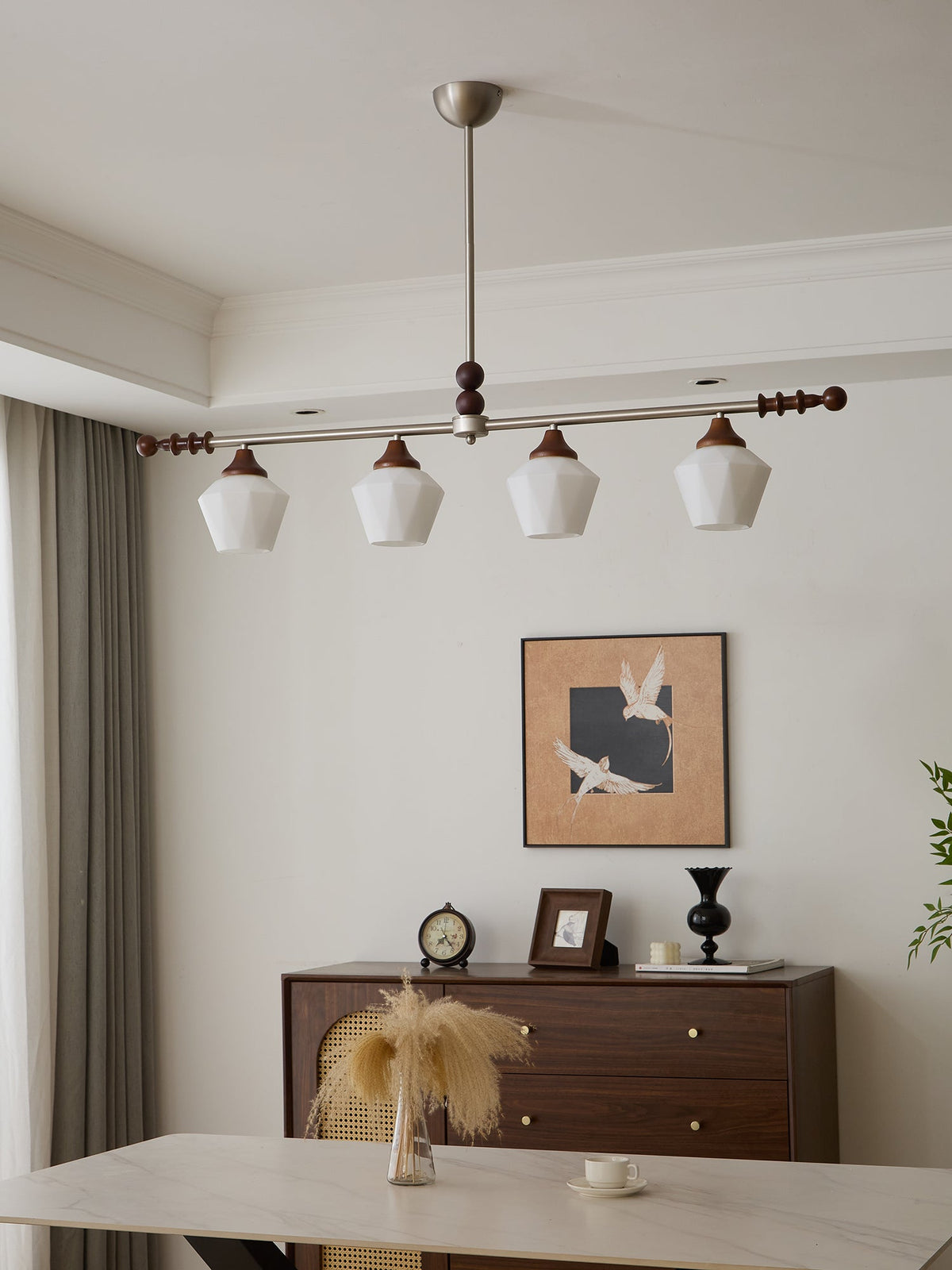 Vosole Traditionele Elegantie Vintage Hout Kroonluchter
