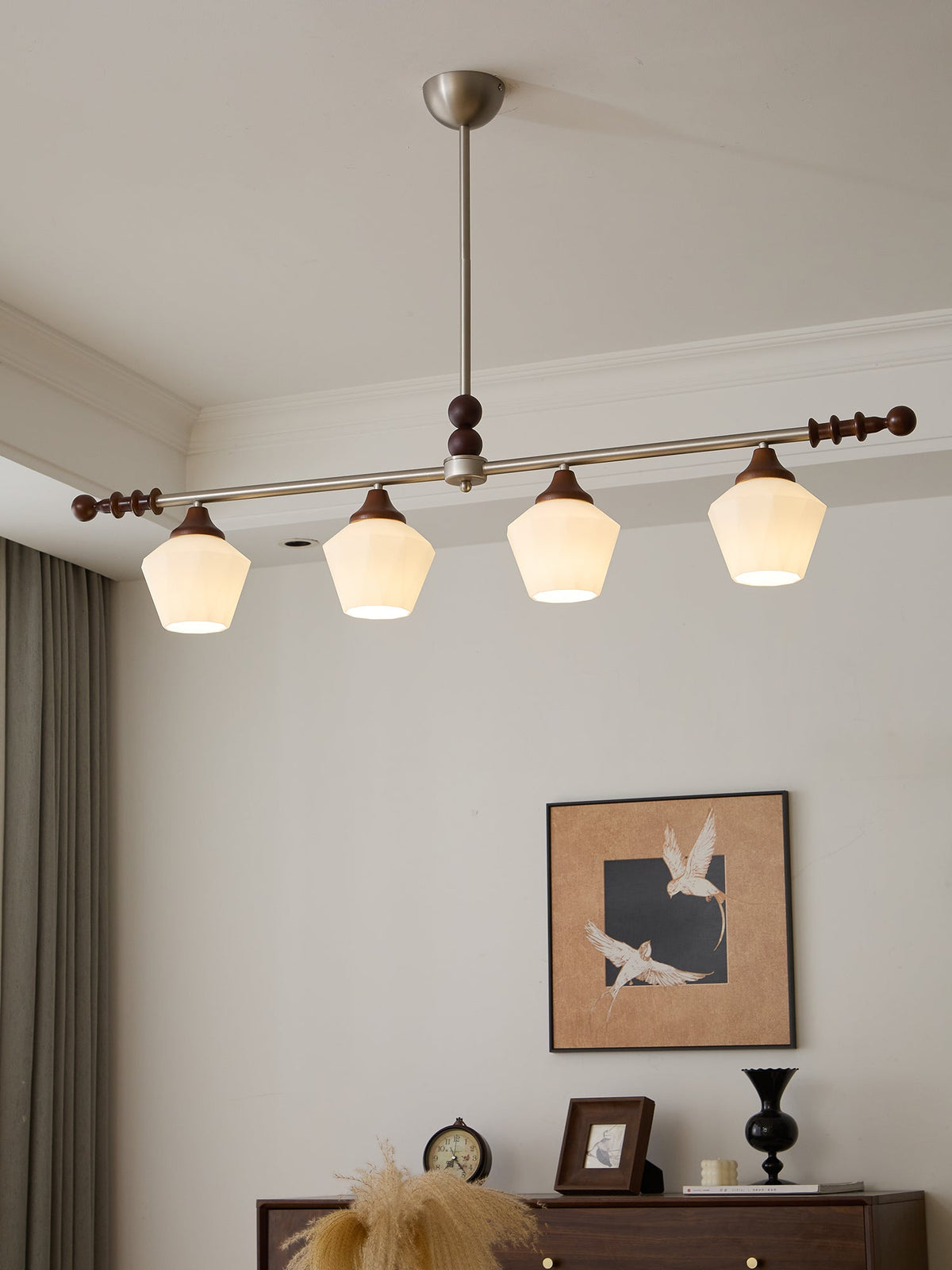 Vosole Traditionele Elegantie Vintage Hout Kroonluchter