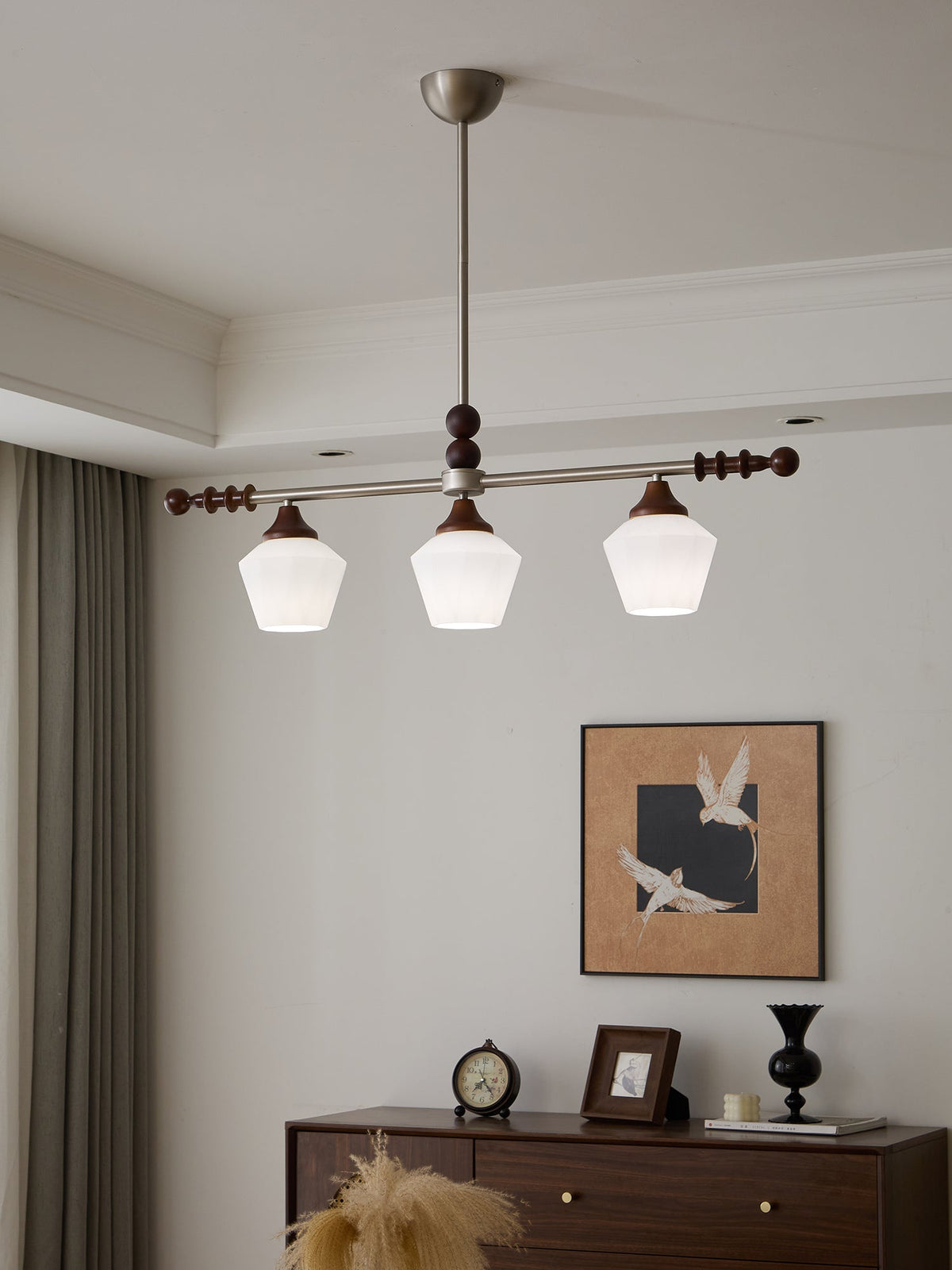 Vosole Traditionele Elegantie Vintage Hout Kroonluchter