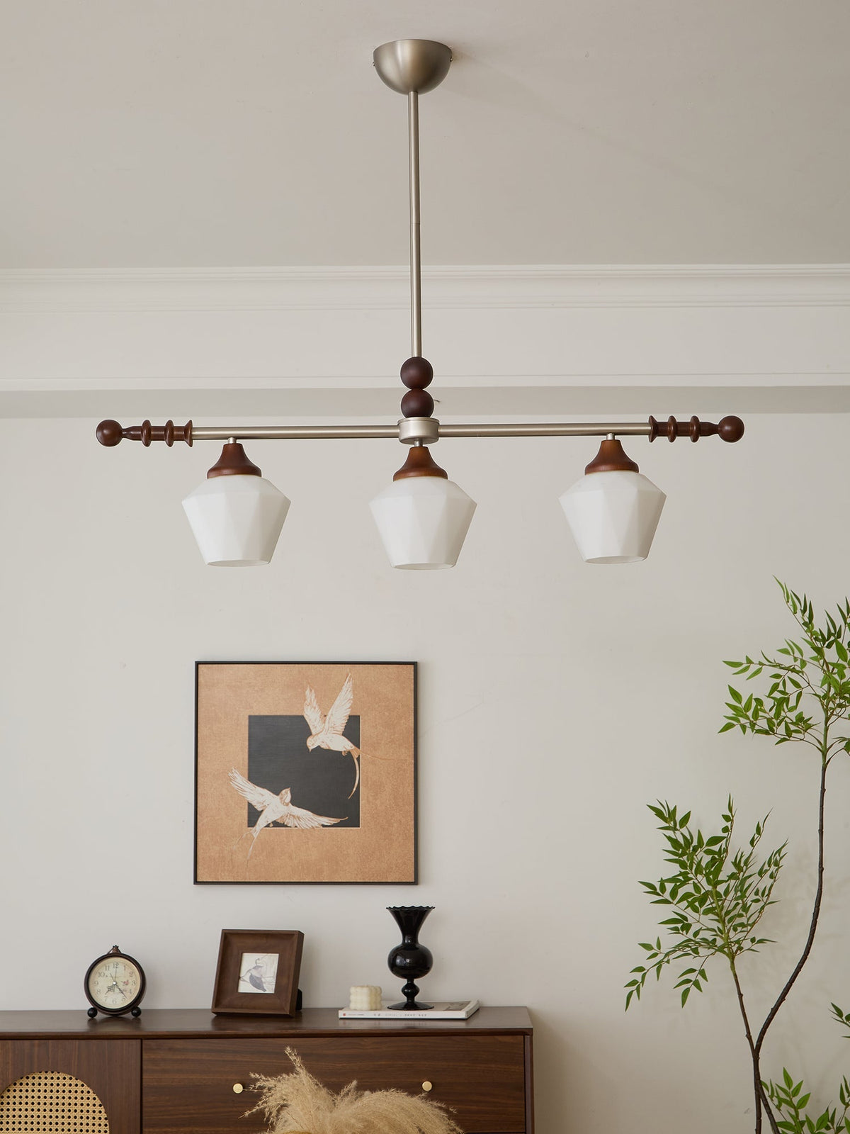 Vosole Traditionele Elegantie Vintage Hout Kroonluchter