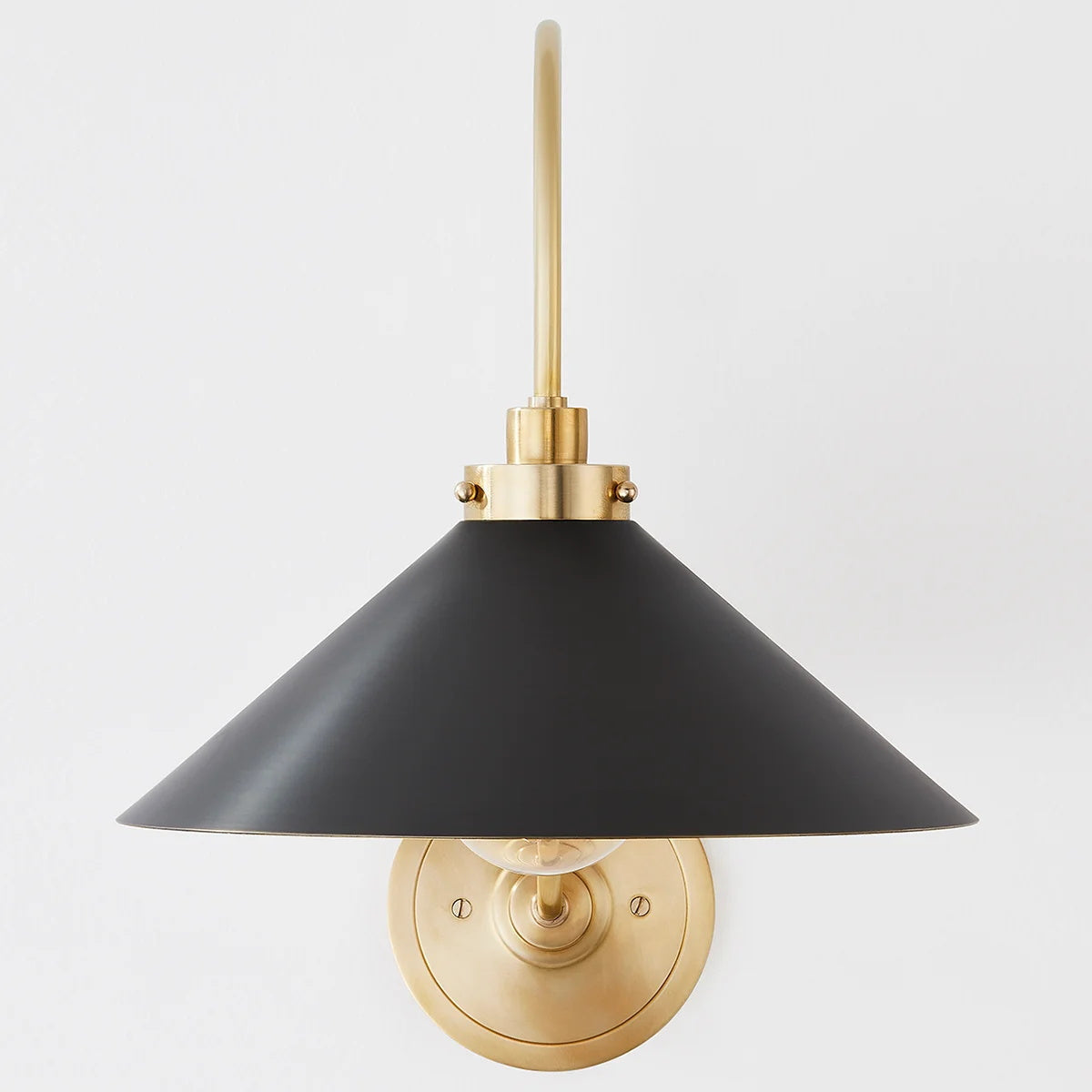 Soliaria messing wandlamp