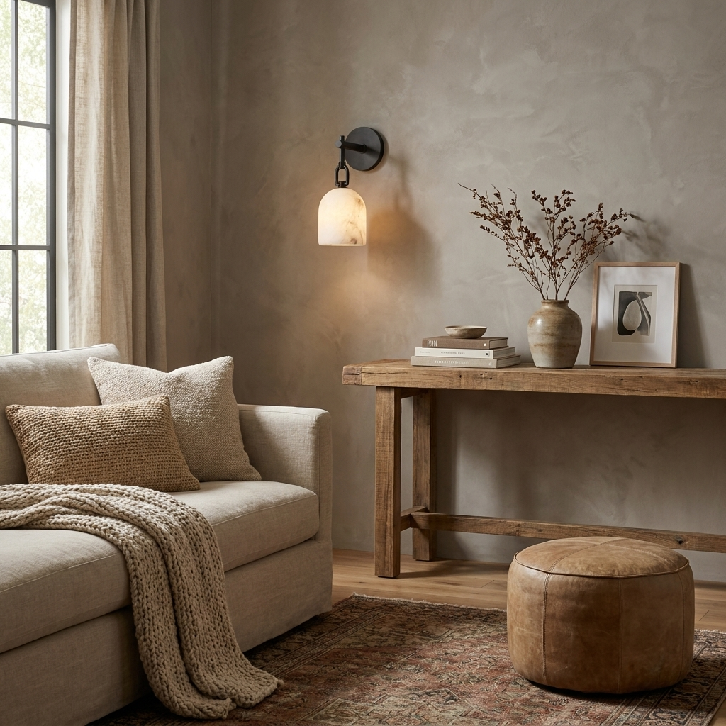 Davenhurst Albasten wandlamp