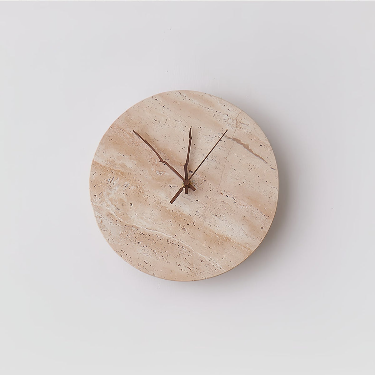 Nororielle minimalistische wandlamp van geel travertin