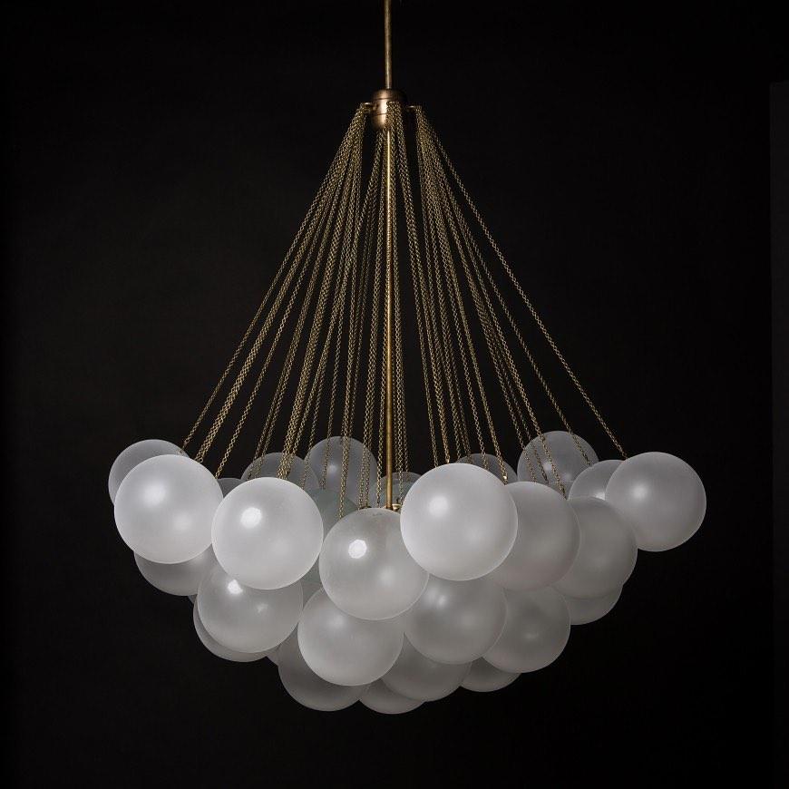 Eiririra Kroonluchter Bubble Matglas