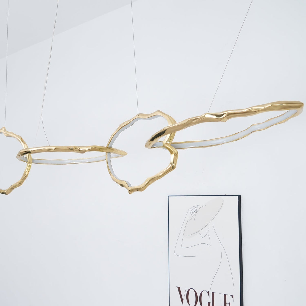 Aballs Cloud Rings Series kroonluchter van messing