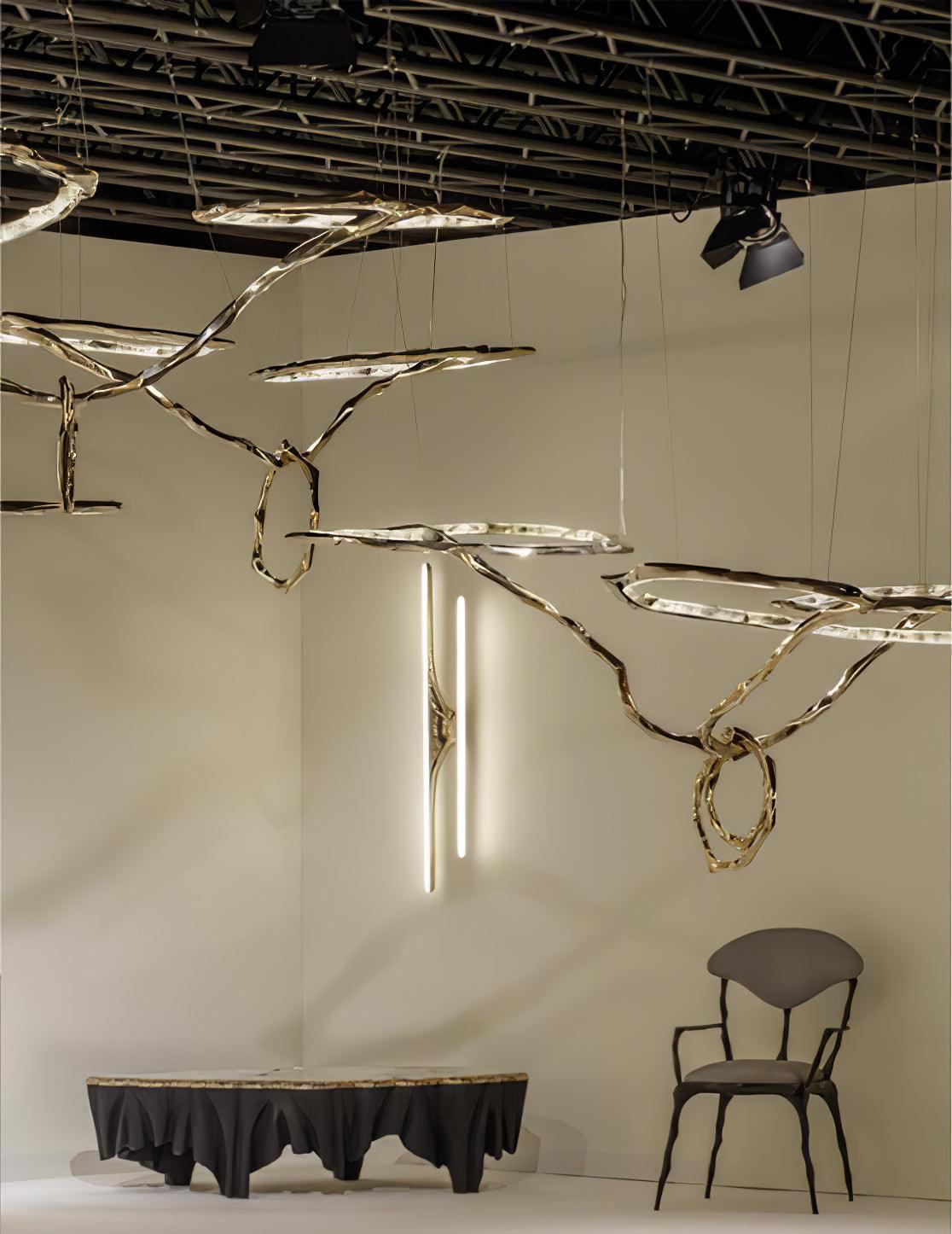Aballs Cloud Rings Series kroonluchter van messing