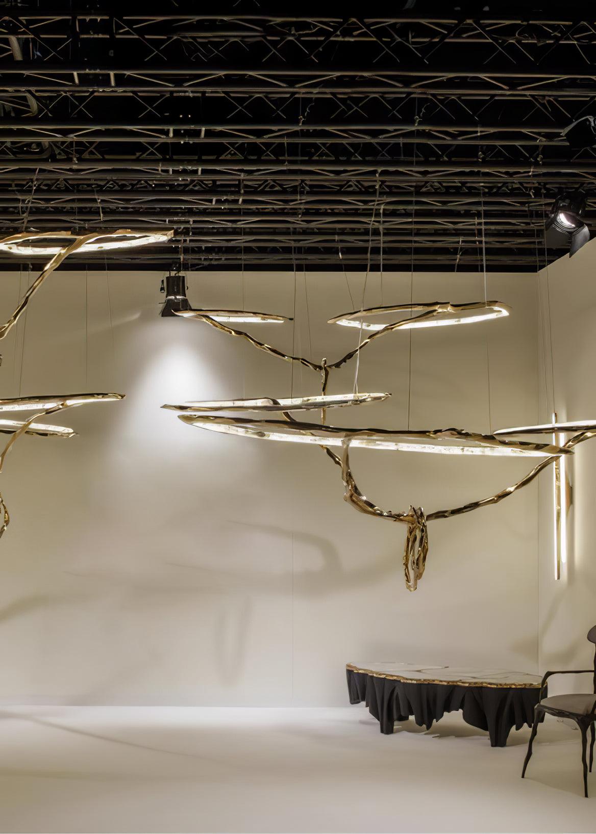 Aballs Cloud Rings Series kroonluchter van messing