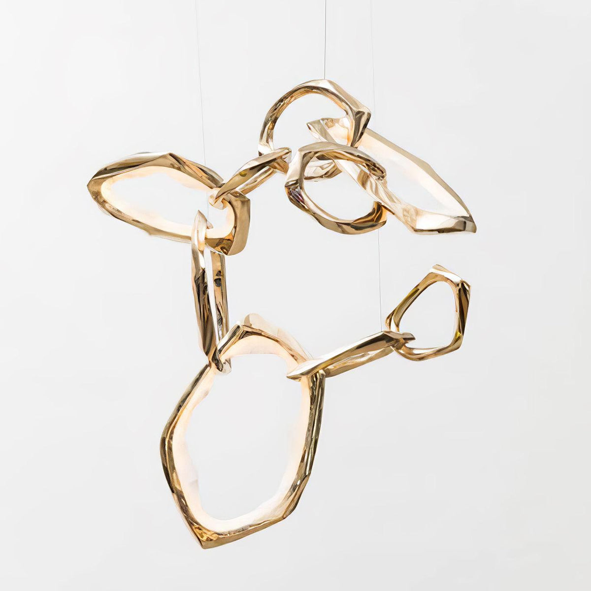 Aballs Cloud Rings Series kroonluchter van messing