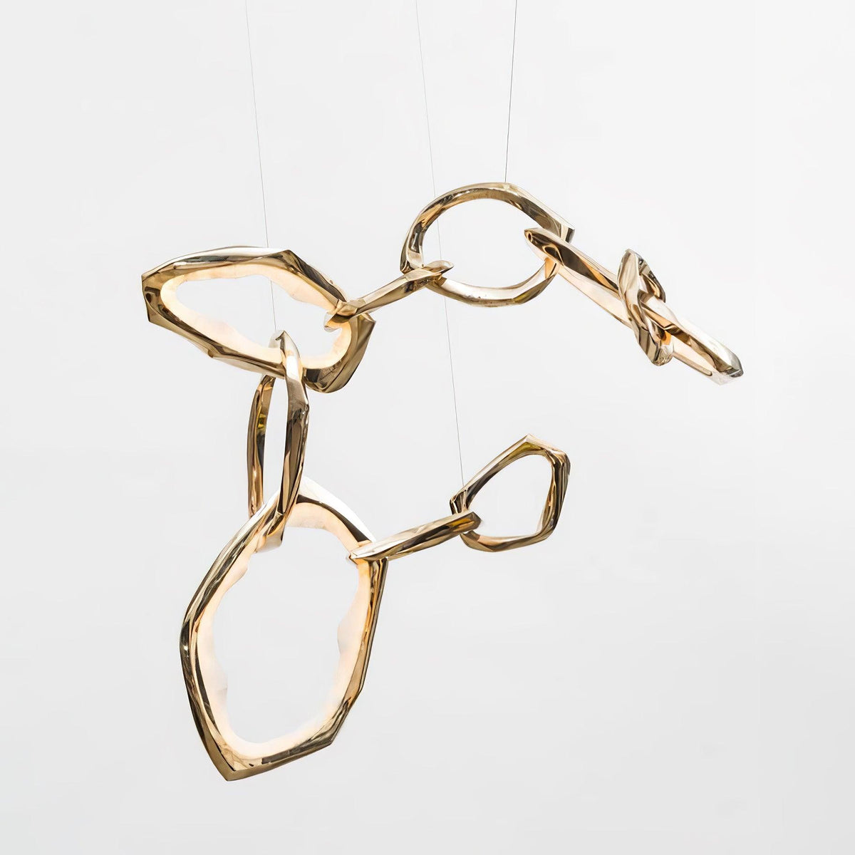 Aballs Cloud Rings Series kroonluchter van messing