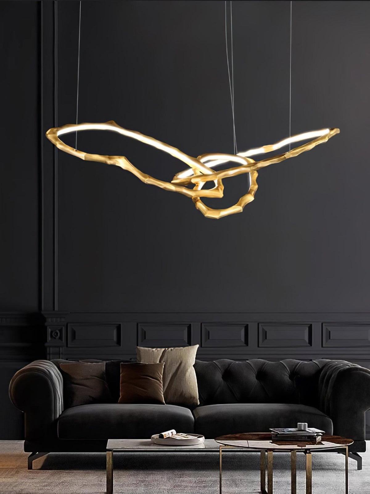 Aballs Cloud Rings Series kroonluchter van messing