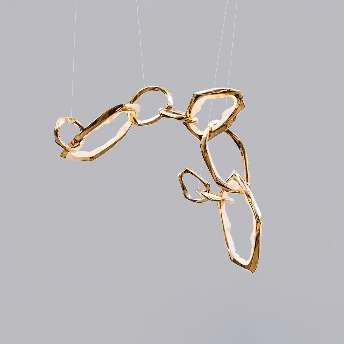 Aballs Cloud Rings Series kroonluchter van messing