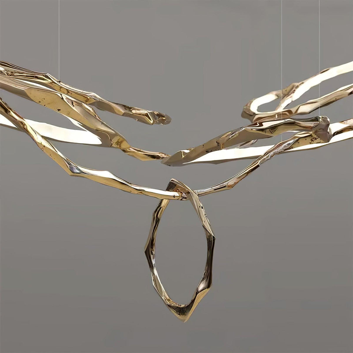 Aballs Cloud Rings Series kroonluchter van messing