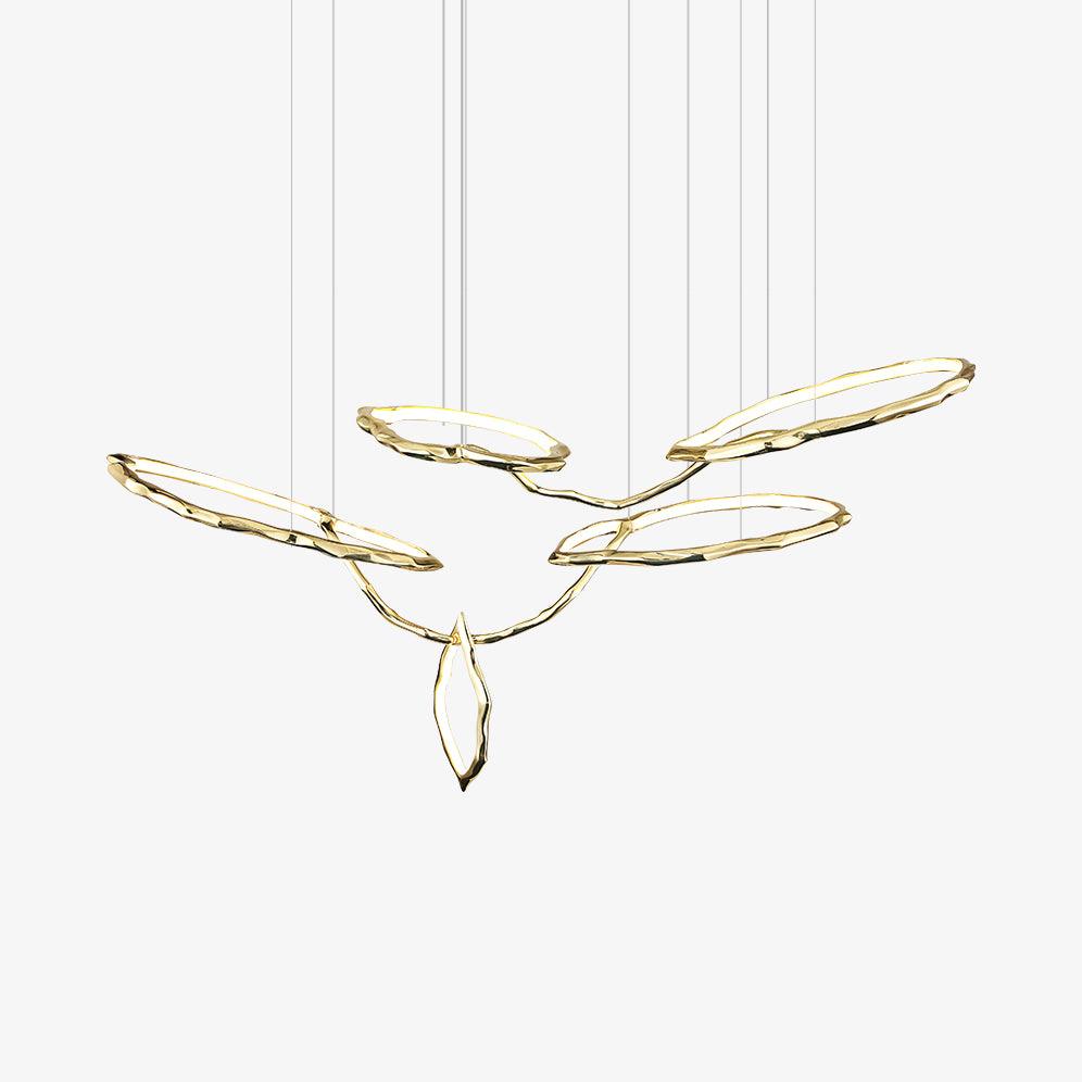 Aballs Cloud Rings Series kroonluchter van messing
