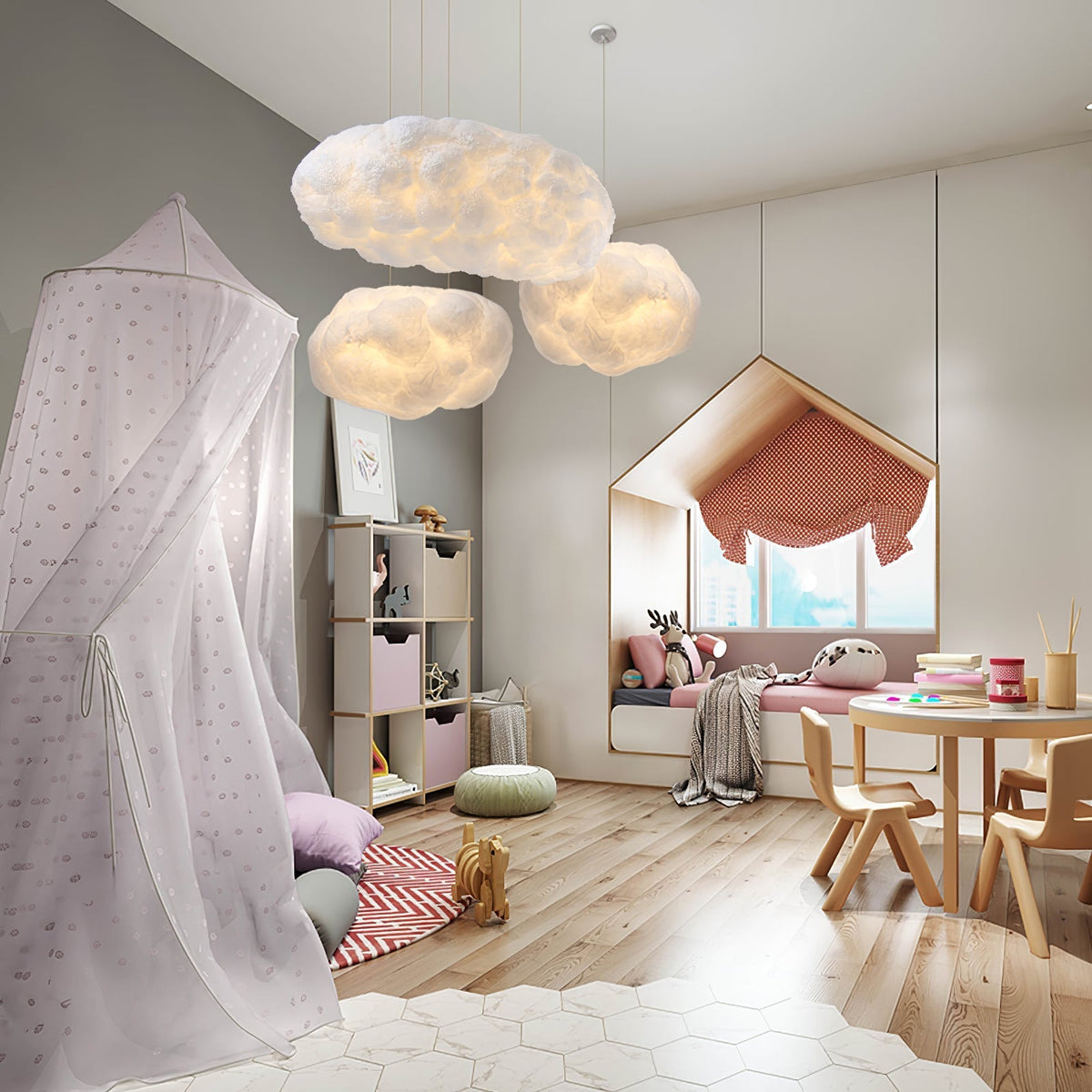 Nively vezel Silk hanglamp