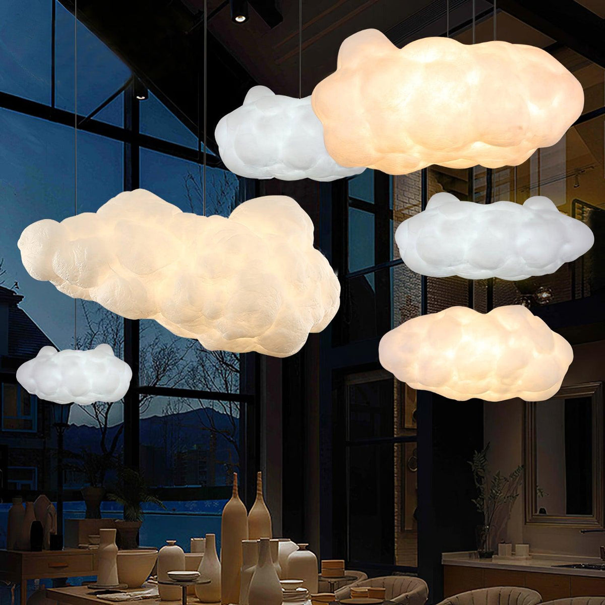 Nively vezel Silk hanglamp