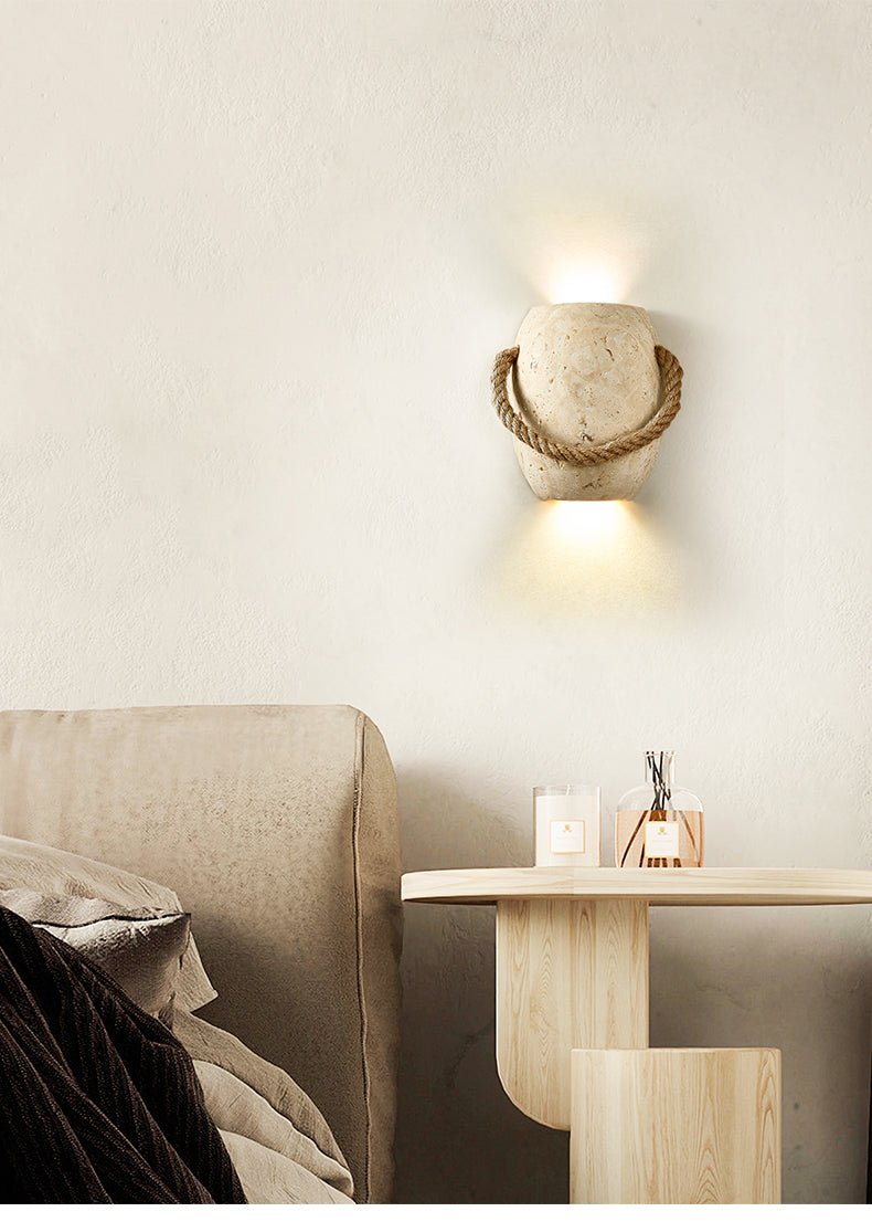 Coastal Rope Stone wandlamp