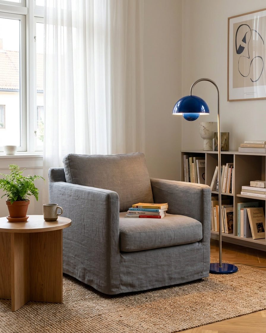 Indigo vloerlamp