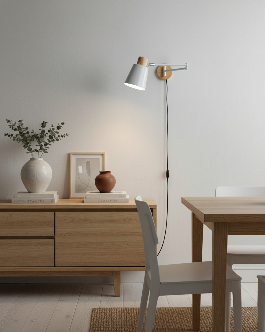 Reneraya verstelbare wandlamp met stekker