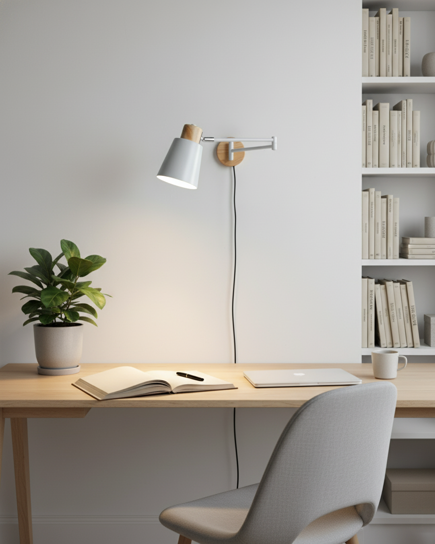 Reneraya verstelbare wandlamp met stekker
