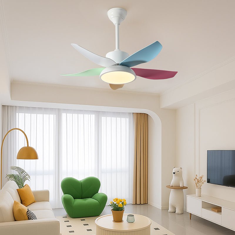 Mirevo plafondventilator met verlichting Kleurige Breeze