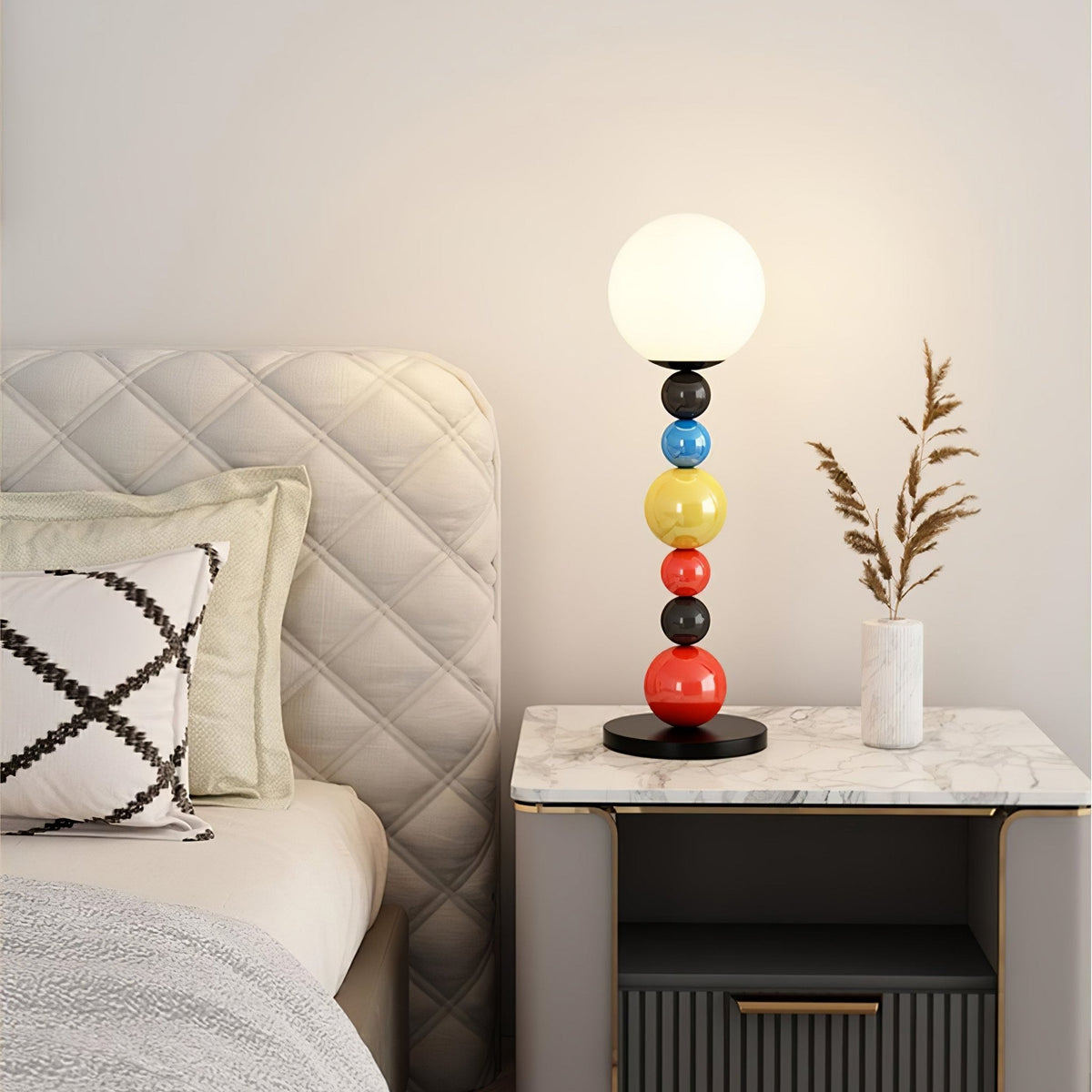 Zoriel Kunstmatige glas vloerlamp