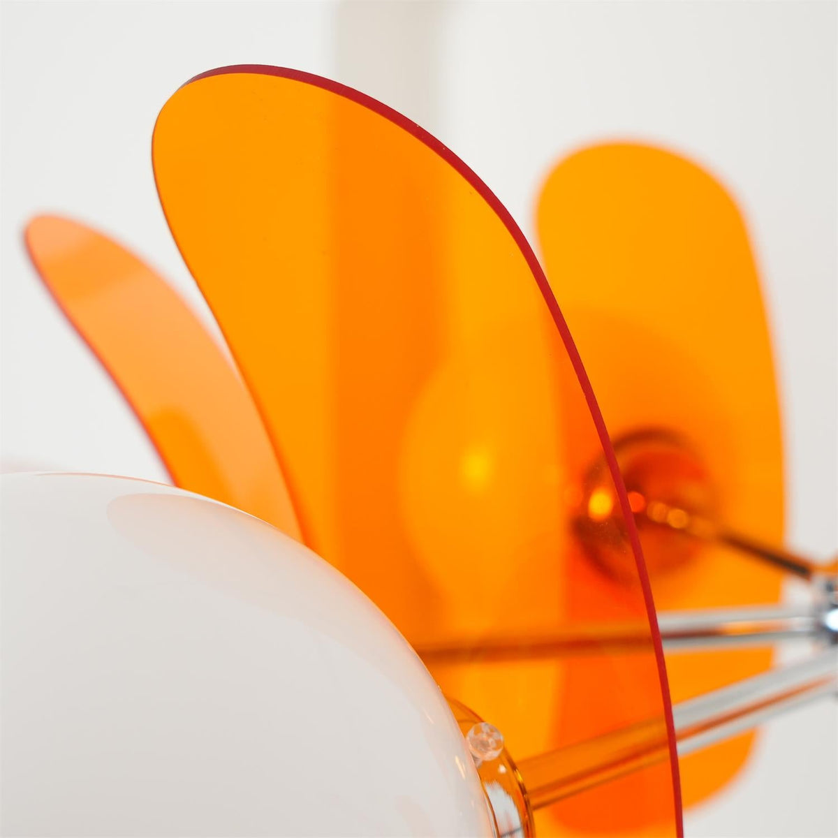 Prism Creativiteit Sputnik Oranje Glazen Kroonluchter
