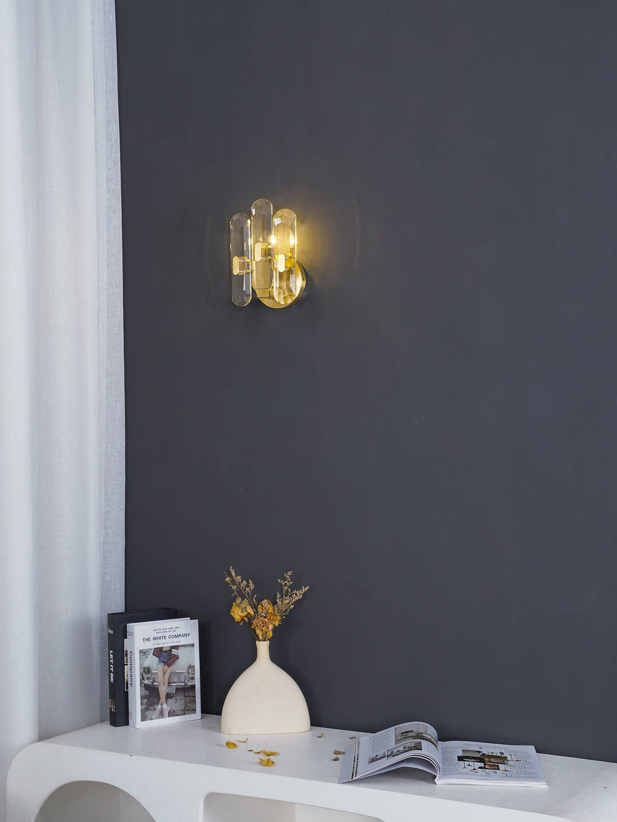 Gevon Postmodern Luxe Kristallen wandlamp