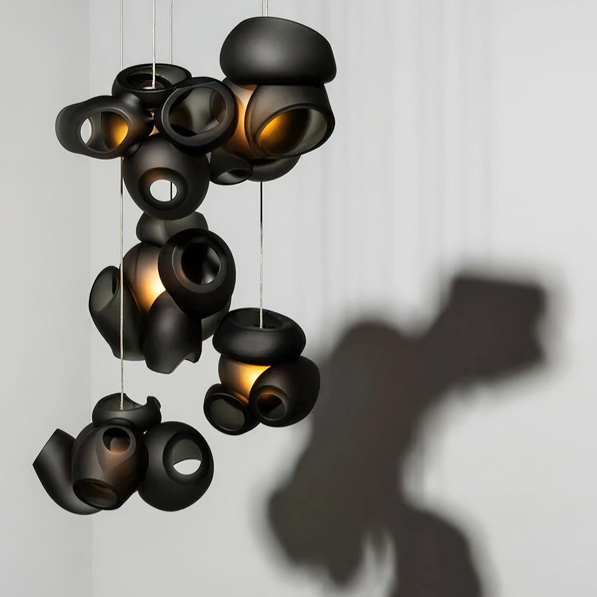 Ursa Bubbles Cluster glas hanglamp